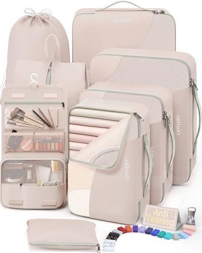 10 Set/8 Set Packing Cubes for Travel, Gifts for Women Mom,Anti-T...