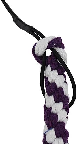 ANG Extendable Dog Flirt Pole,Interactive Dog Teaser Wand with 2 Ropes Toy Outdoor Playing for Chasing, Chewing, Teasing, Training and Exercise Black (S)