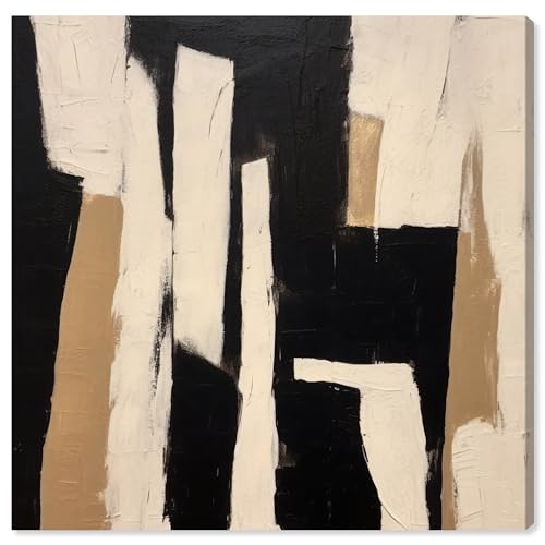 Wynwood Studio Abstract Contemporary Wrapped Canvas Art - Mahogany and