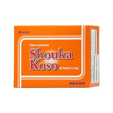 Umeken Shouka Koso Digestive Enzymes from Fermented Vegetables and Grains, Enzyme Supplements, 2 Month Supply, 60 Packets Cover