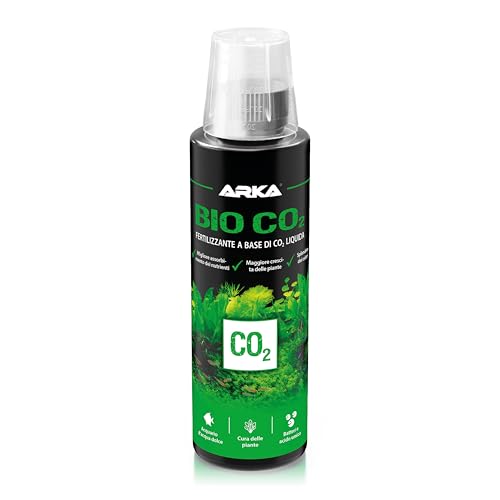 Fertilizzante CO2 acquario 236 ml – MICROBE-LIFT Bio-CO2 – liquido biologico con batteri – stimola crescita e colori piante – senza bombola – compatibile con fertilizzanti – acqua dolce – ARKA