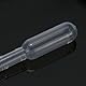 30 Stück 3 ml abgestufte transparente Kunststoff-Transferpipette zum Übertragen von ätherischen Ölen, Parfüm, Mischen, Acrylfarben und Labor