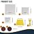 succulentlovers 8Pack Drywall Repair Kit, 6/8/12/12 Inch Dry Wall Patch Kits for Large Holes with Scraper & Sandpapers,Heavy Duty Self-Adhesive Mesh Drywall Hole Sheetrock Repair Kit for Wall Ceiling
