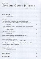 Journal of Supreme Court History: 2015, Volume 40, Number 3 (Roger B. Taney Cover) B07W9HV392 Book Cover