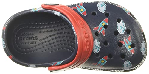 Sandália Classic Easy Icon, Crocs, Criança Unissex, Navy, 25