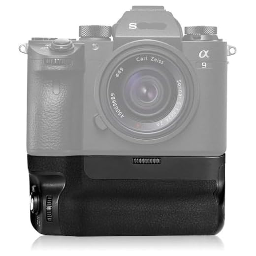 Mcoplus Professionelle vertikale Batteriegriff-Verlängerung als VG-C3EM-Ersatz für Sony A9 A7III A73 A7RIII A7R3, hält 1 oder 2 NP-FZ100 Akkus