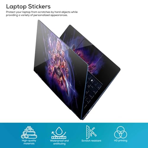 Image of Full Body Laptop Skin /Sticker /Cover Bubble-Free| Laminated| Removable| HD Quality Sticker for Laptops Upto 15.6 Inches Compatible with Hp /Dell /Acer /Lenovo /Asus etc.(DSGN-536)