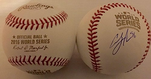Cody Anderson Signed 2016 World Series Baseball w/COA Cleveland Indians - Autographed Baseballs