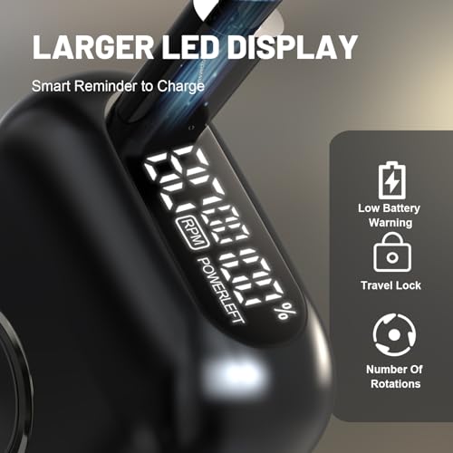 Image of Electric Foil Shavers for Men: 4 Floating Blades & Dual Speed
