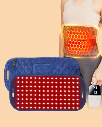 120 LED Red Light Therapy Heating Pad Belt