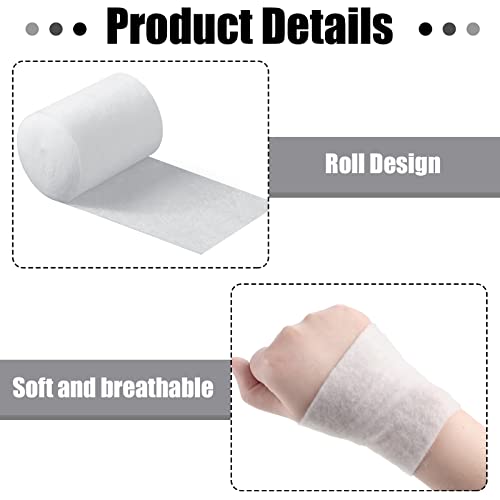 24 Rolls Cast Padding Individual Pack Undercast Padding Roll Wrap Bandage With Plaster Soft Cloth For Halloween Wrap Bandage Art Projects Body Casts Mask Making Supplies (6 Inch X 8.9 Ft) #TOP3
