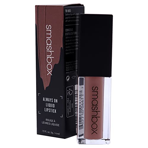 SmashBox Always On Liquid Lipstick - Fair Game For Women 0.13 oz Lipstick, clear, 3.84 ml (Pack of 1) - Image 4