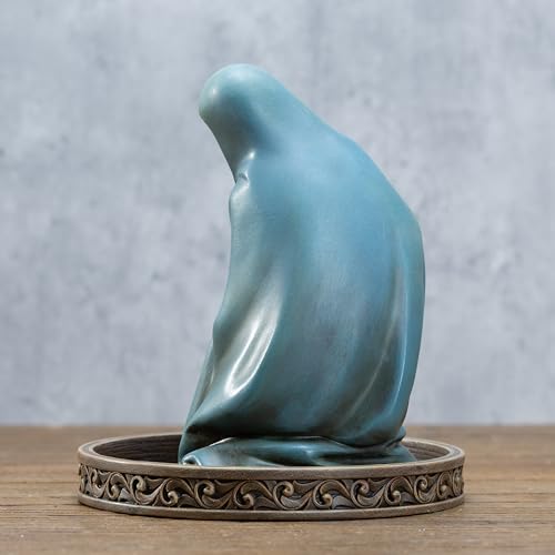 Estatua religiosa de la Virgen María de 6.2 pulgadas miniatura 4