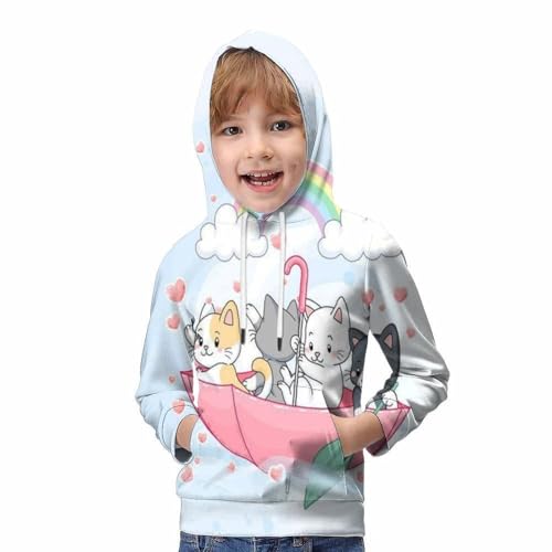 Pull à capuche licorne 3D pour enfants le cadeau d'anniversaire idéal - 5