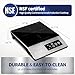 ChangBERT 1800W Commercial Grade Induction Cooktop, NSF Certified Portable Large 8