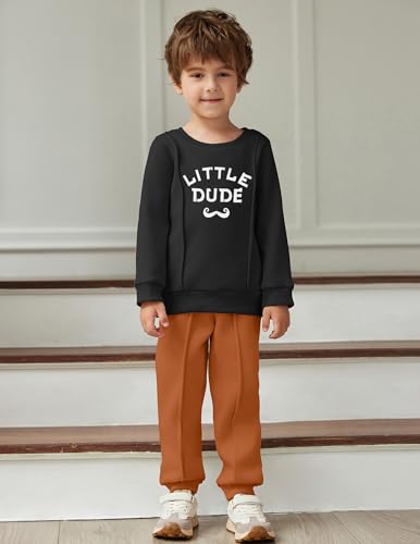 Image of Toddler Boys boys sets ,Long Sleeve Fleece Fall Winter boys sweatsuit