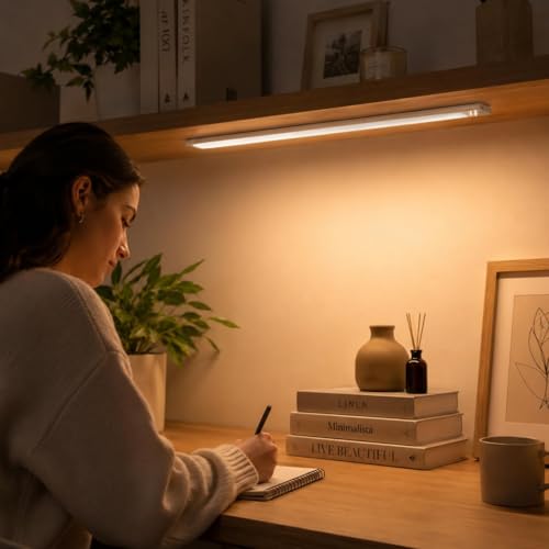 Image of 20 cm Metal Rechargeable Motion Sensor LED Light, Wireless Cabinet Lamp