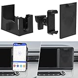 JOYTUTUS Cubby Support de téléphone compatible avec Ford Maverick 2024 2023 2022 pour camion Dash Cubby Support de téléphone et kit de boîte de rangement