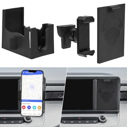 Support de téléphone Ford Maverick anti-vibrations avec boîte de rangement pour dash cubby