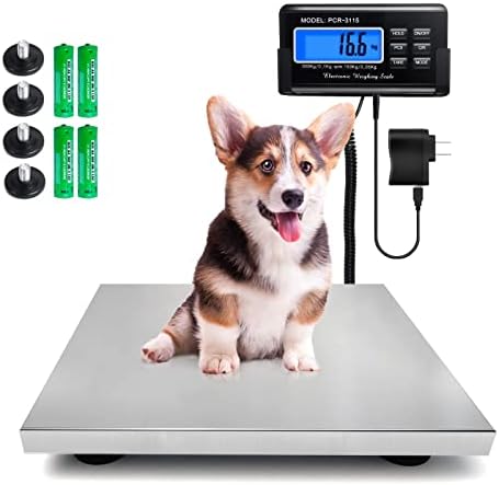 ACTECK Digital Shipping Postal Scale, 460 Lb X1oz High Accuracy With Stainless Steel Platform, LCD Backlight, Four Reading Modes, Tare/Hold Function - View #3