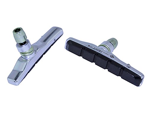 Lowrider 73mm Brake Shoes W/Nut 945 Chrome/Black.