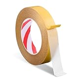 両面テープ 超強力 (25 MM x 20 M) メッシュテープ カーペットテープ 吸音材用粘着テープ ボディテープ両面粘着布ダクトテープ ボディテープ スポンジ用両面テープ ズレ防止 固定 自由カット 多機能 裾上げテープ 会社 オフィス 家庭 寮 学校 工業用