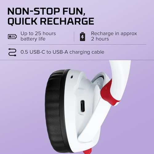 Cloud Mini Kids Wireless (White) by HyperX - Image 6