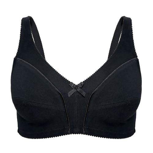 Image of Bestform Women's Comfortable Wireless Cotton Bra with Unlined Seamed Cups 5006825