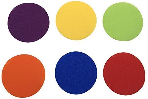 Vaugan 30Pcs/Set Round Carpet Markers for Teachers Early Educational Kindergarten Supplies Easily Removed