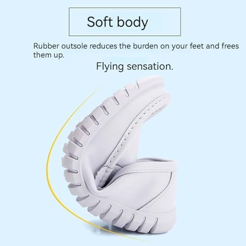 Men's Nurse Shoes Soft Sole Breathable, Non Slip, Comfortable Care Shoes Thick Sole Leisure Hospital Medical Work Shoes Restaurant White Service Shoes3