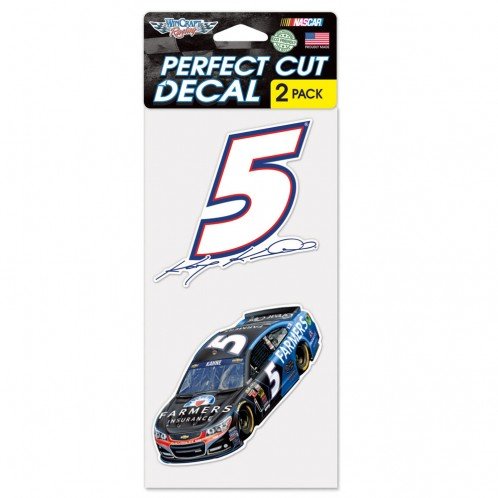 WinCraft NASCAR Kasey Kahne Perfect Cut Decal (Set of 2), 4
