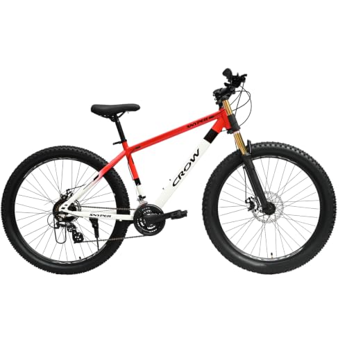 Image of CROW-SNYPER PRO 24 Speed Gear Cycle for Men| 29 T|Cycle for Boys|Mountain Cycles for Men| Down Hill Suspension Fork|Jak Dual disc Brakes | 24 Geared MTB |Tyre 24 Speed Gear Cycles for Boys 12+ Years