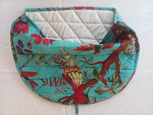 Image of Mandala Tea Cozy Cover White Hand Block Winter Tea Cozy Cotton Tea Kettle Warmer Pot Cover Hot Coffee Cover Handamde Kitchen D�cor (Pattern 4)