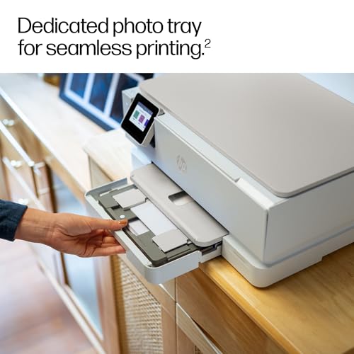 HP Envy Photo 7234 All in One Photo Printer | Wireless | Print, Scan & Copy | 6 months free Instant Ink | Dedicated Photo tray | Touchscreen | 2-sided photo printing | Self-healing dual band Wi-Fi - Image 3