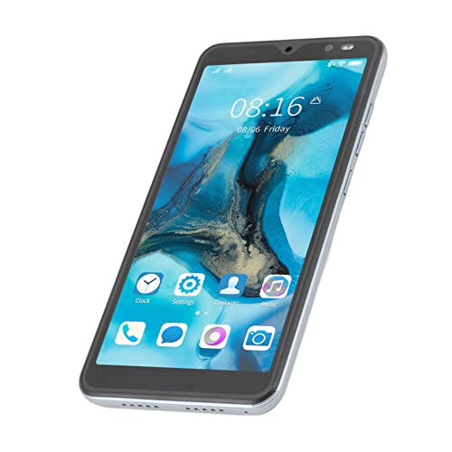 Teléfono Celular M12 Uitra Desbloqueado, Teléfono Inteligente Dual SIM con Pantalla Completa HD de 5.45in, ROM de 2GB RAM 32GB, CPU de Cuatro Núcleos MTK6799, Reconocimiento