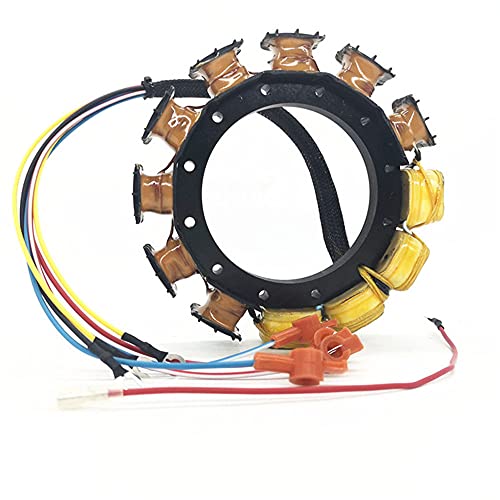 Motoceo Stator For Mercury Outboard 16Amp 135 140 150 175 200 220 225Hp 1981-1993 2Stroke 6Cyl 174-5456-16 398-5454A11 398-5454A15 398-5454A16 398-5454A30 398-5454A31 398-5454A32 398-5454A34 Inline #TOP3