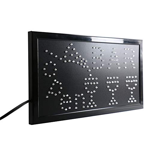 Chenxi New Animated Bar/Beer/Wine/Liquor Neon Led Store Open Sign 19 X 10 Inch (48 X 25 Cm) On Off Switch + Hanging Chain Lots Of Styles Bar Beer Pub (48 X 25 Cm, Bar) #TOP3