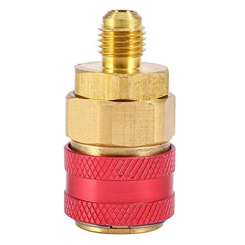 Conector rápido de latón para aire acondicionado R134a miniatura 5