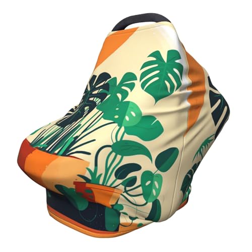 XZDHYZ Cartoon Turtle Back Bamboo Versatile full-print Stroller Chair Cover/Nursing Cover, specially designed for your baby