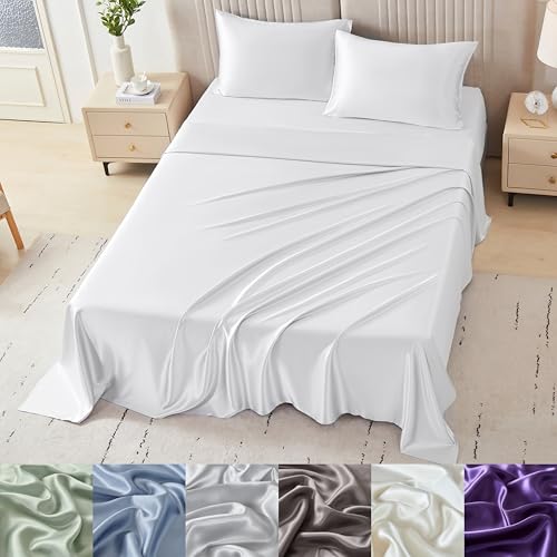 Mulberry Park Silks 22 Momme Mulberry Silk Sheets King Set