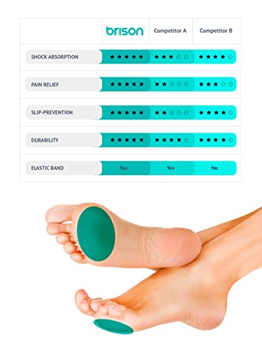 Metatarsal Pads For Women And Men Ball Of Foot Cushion - Gel Sleeves Cushions Pad - Fabric Soft Socks For Supports Feet Pain Relief (Beige) Medium #TOP6
