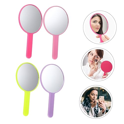 Espejo de mano para maquillaje portátil LIFKOME 8 piezas miniatura 3