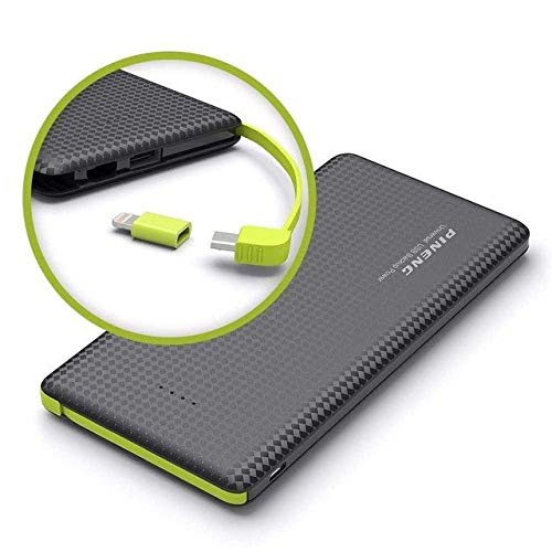 Carregador Portátil 10.000 MAh Original Pineng Power Bank Slim Compatível com Samsung Galaxy J7