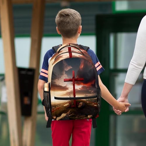 Sac à dos avec trousse multicolore 40cm pour garçons et filles - 6