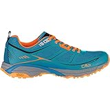  CMP – F.lli Campagnolo Herren Hapsu Nordic Walking Shoe Cross-Trainer, Türkis (RIF-Flash ORANGE 17LE), 42 EU
