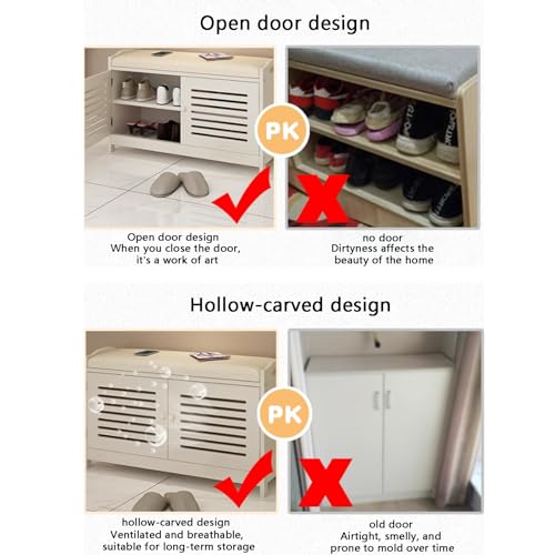 Armoire d'entrée étroite pour en finir avec les chaussures qui traînent au sol