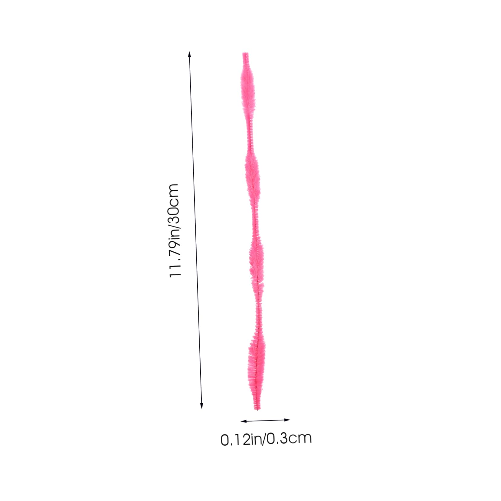 Housoutil 100pcs Chenille Stems for Fluffy Craft Sticks for DIY Projects Safe Material Twisted Sticks for Classroom Activities and Fun