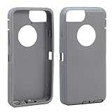 Apple iPhone 6 Plus 5.5 inch Replacement Generic Aftermarket TPE Silicone Skin for Otterbox Defender Series Case Cover for Apple iPhone 6 Plus 5.5 inch - Gray Outer Skin Only