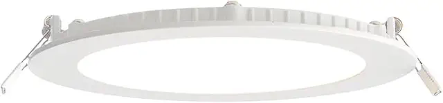 SIRIODISC 12W LED Round Recessed Panel Light - Ultra Slim Commercial Office & Corridor Lighting