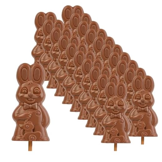20x 20g Lolli Häschen/Osterhase/Schokolade/Oster-Schokolade/verschiedene Figuren zur Auswahl/Ostern